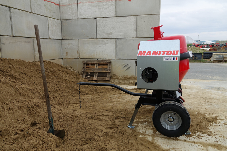 Bétonnière électrique ou essence manitou