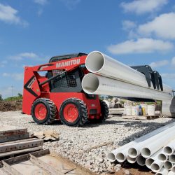 Chargeuse sur pneus manitou