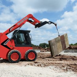 Chargeuse sur pneus manitou abm