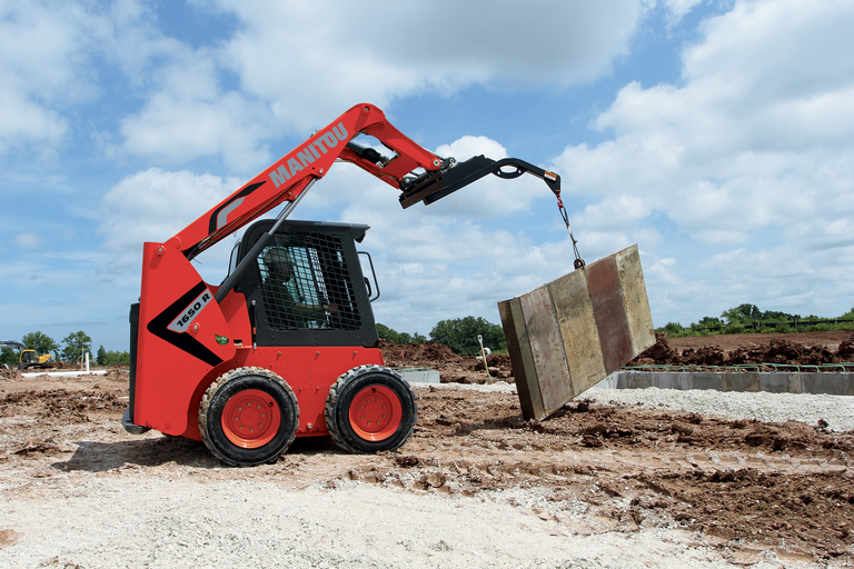 Chargeuse sur pneus manitou abm