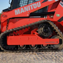 chenilles chargeuse compacte manitou