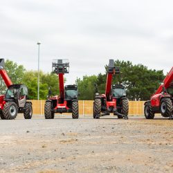 Nouvellle gamme moyenne hauteur chariot télescopique construction manitou