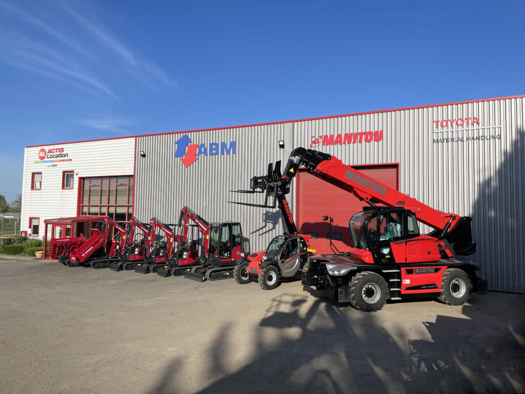 ABM expert de la manutention manitou yanmar toyota TOURS