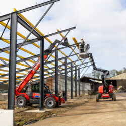 Chariot télescopique électrique construction