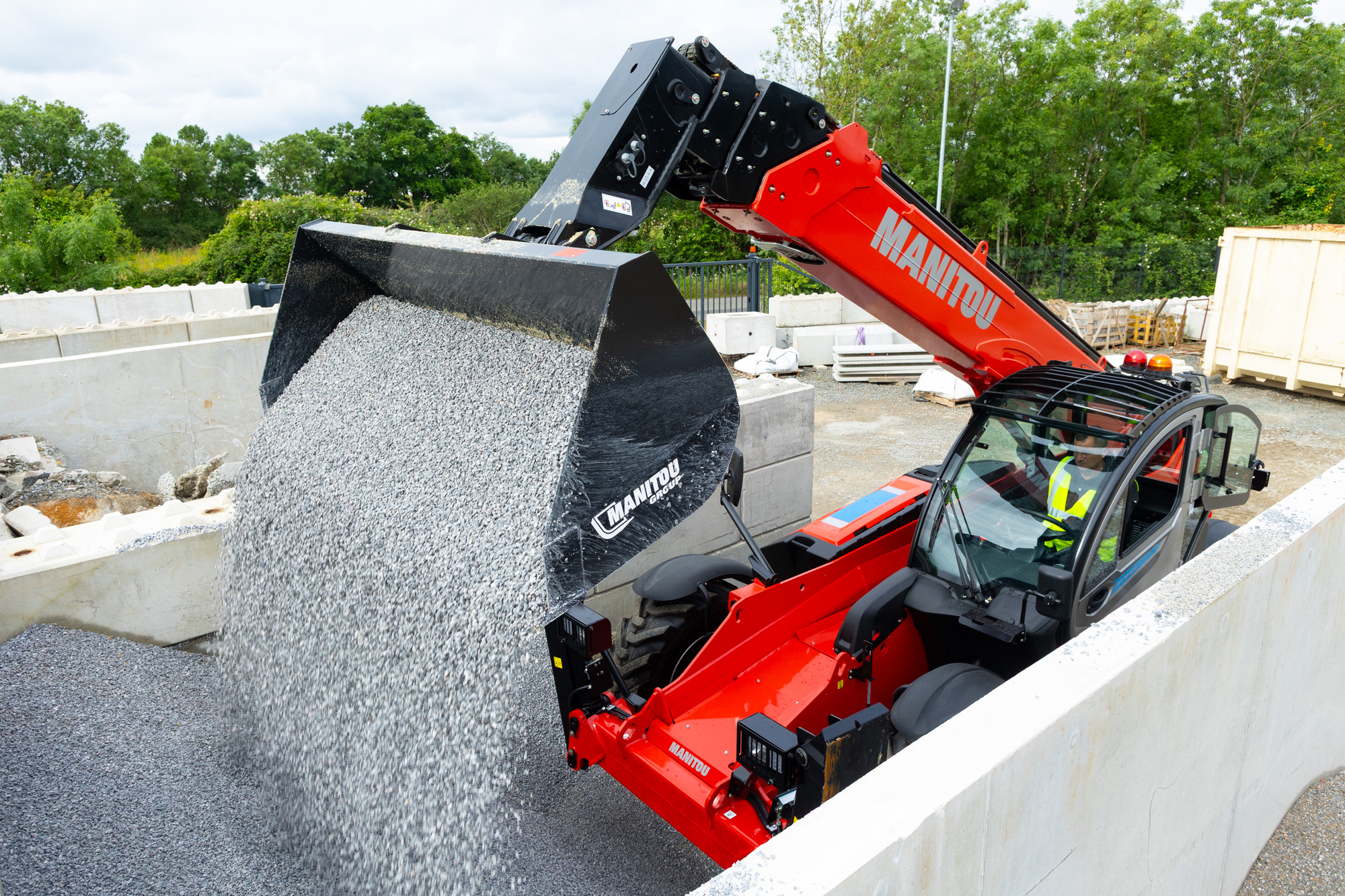 Télescopique électrique Manitou Grande Hauteur