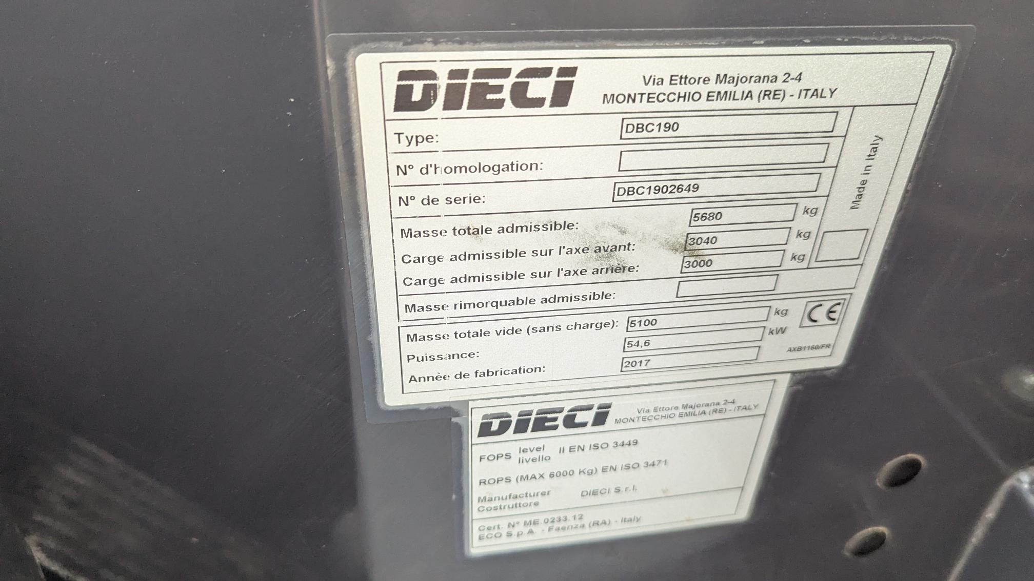 dieci mini agri 25.6 occasion