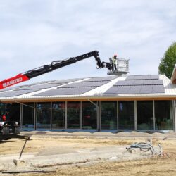 Rotatif électrique manitou en application
